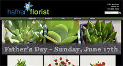 Desktop Screenshot of hafnerflorist.com